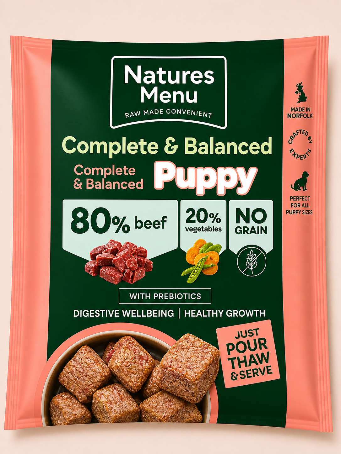 Natures Menu - 80/20 Nuggets 1kg