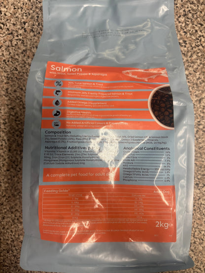 Grain Free Salmon & Trout with Sweet Potato & Asparagus 2KG