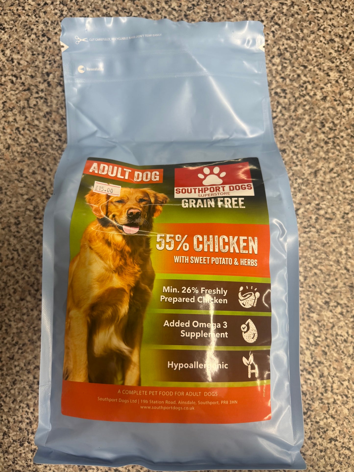 Grain Free Chicken with Sweet Potato & Herbs 2KG