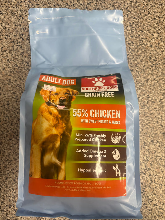 Grain Free Chicken with Sweet Potato & Herbs 2KG