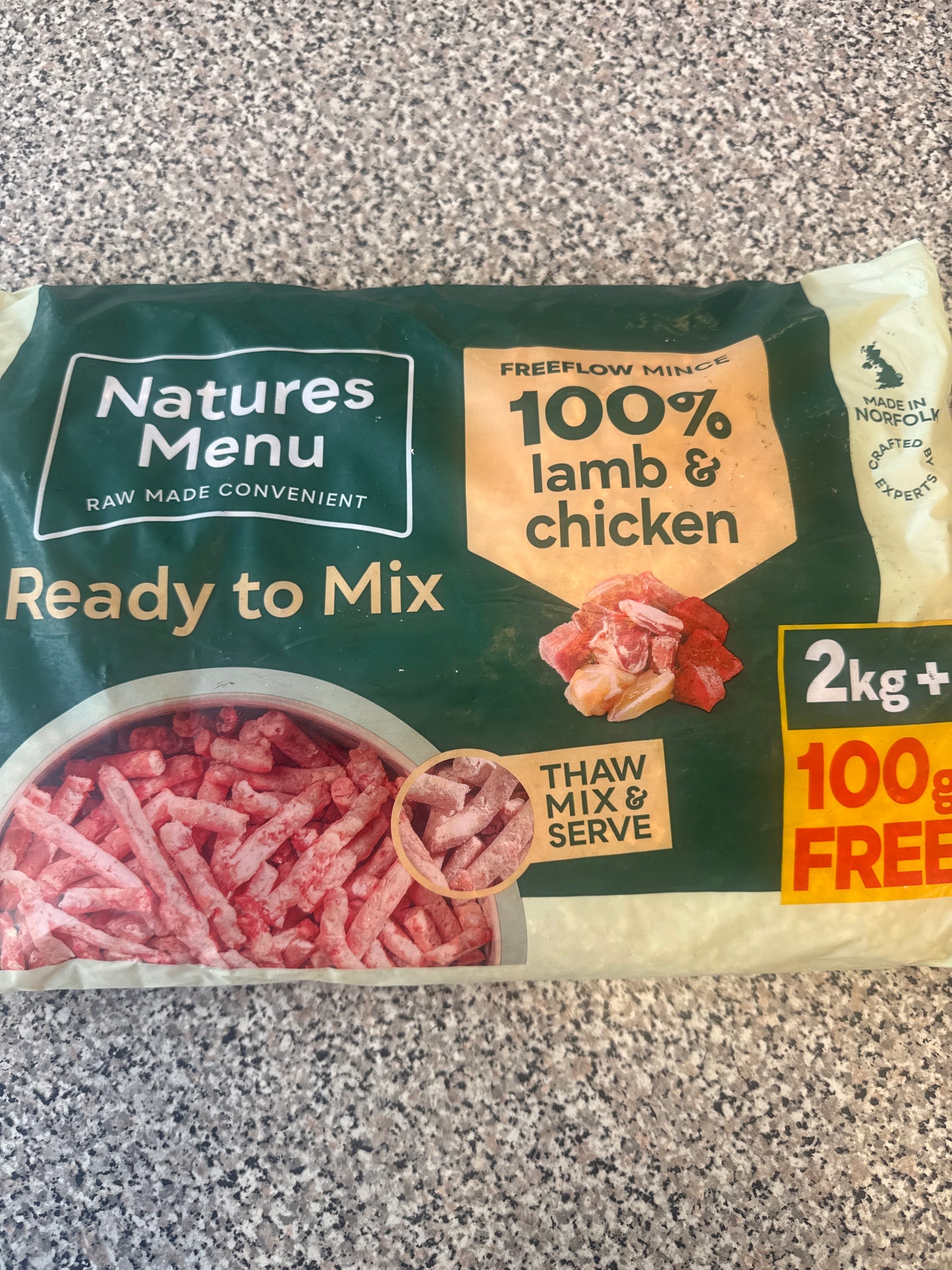 Natures Menu - Freeflow 2KG