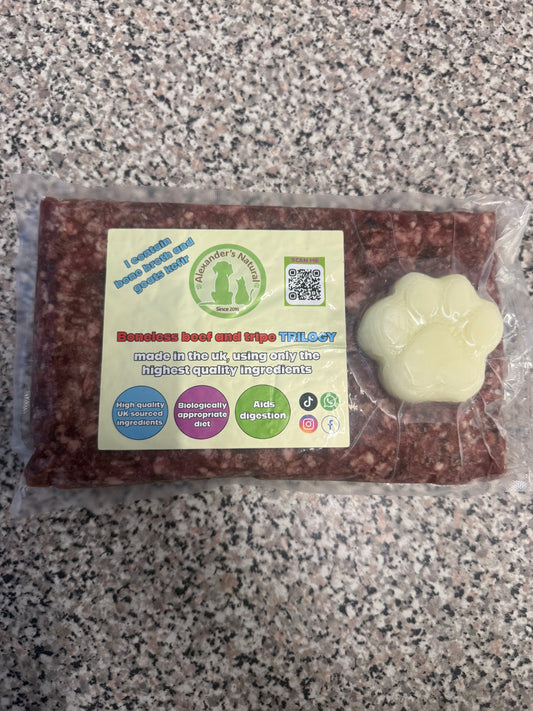 Boneless Beef & Tripe with Kefir & Bone Broth 500G