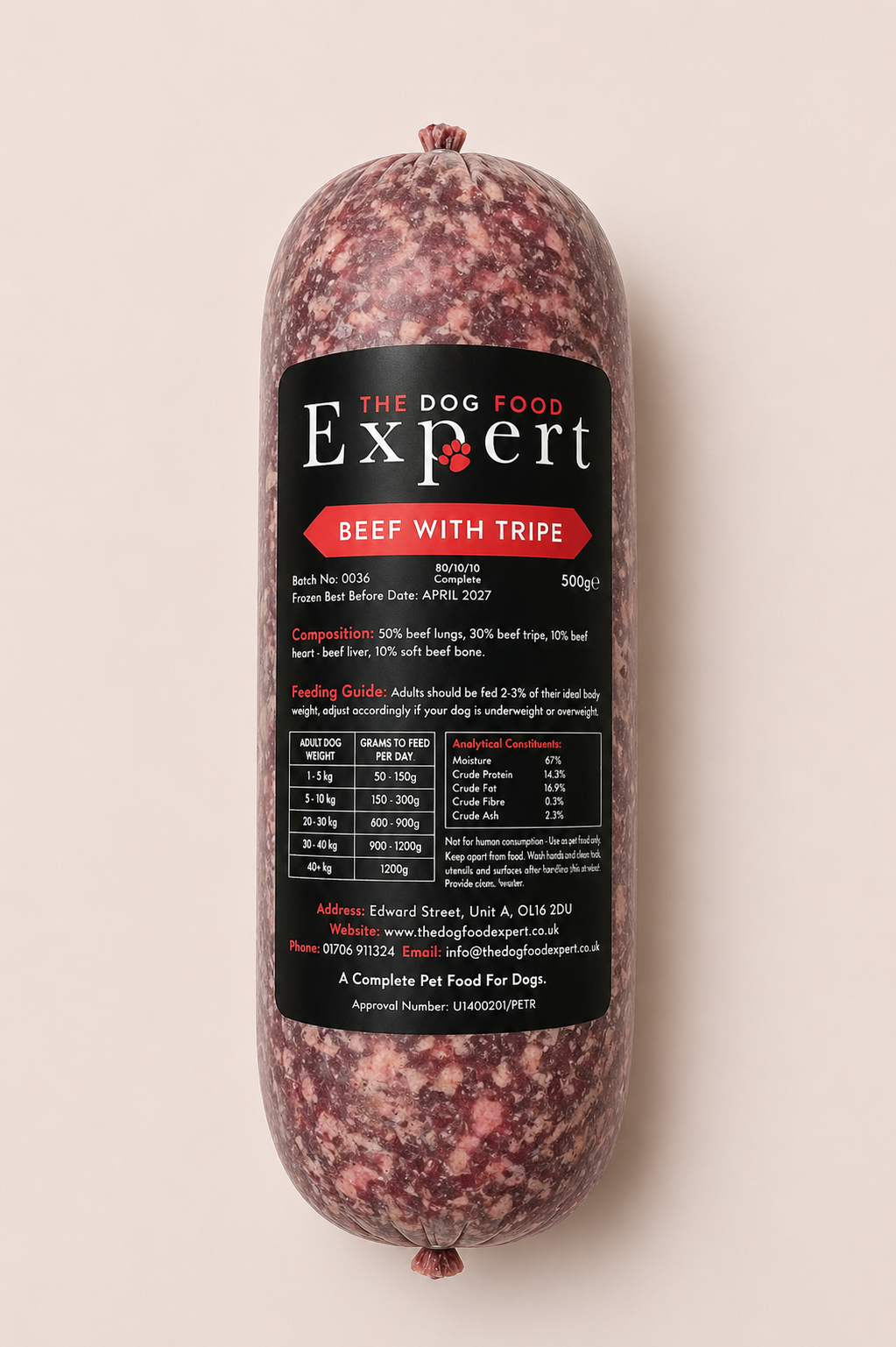 Beef with Tripe 500G