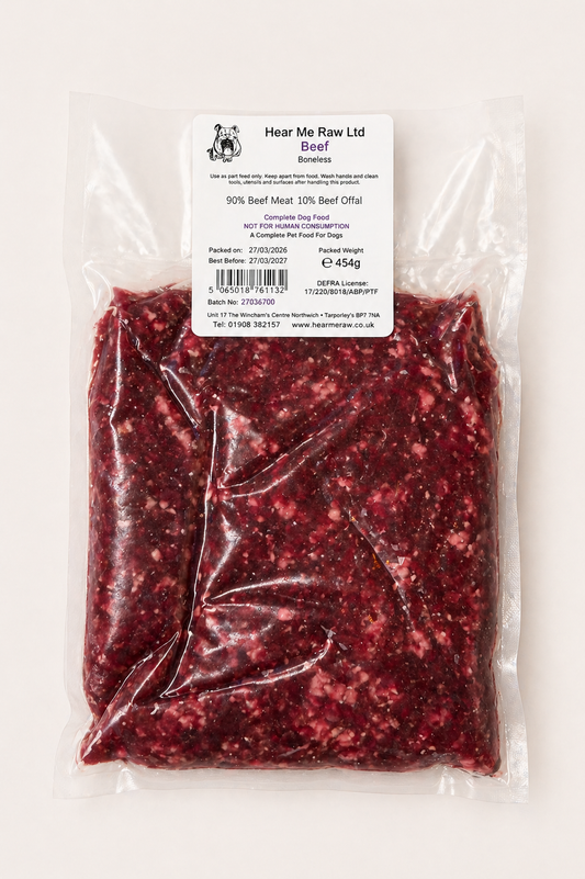 Hear Me Raw - Boneless Beef 454g