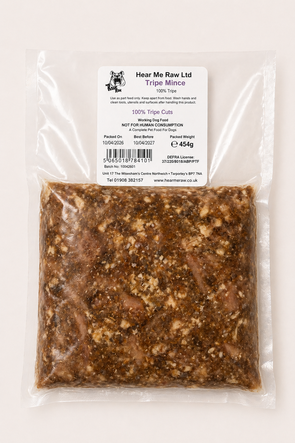 Hear Me Raw - Tripe 454g