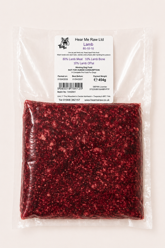 Hear Me Raw - Lamb 454g