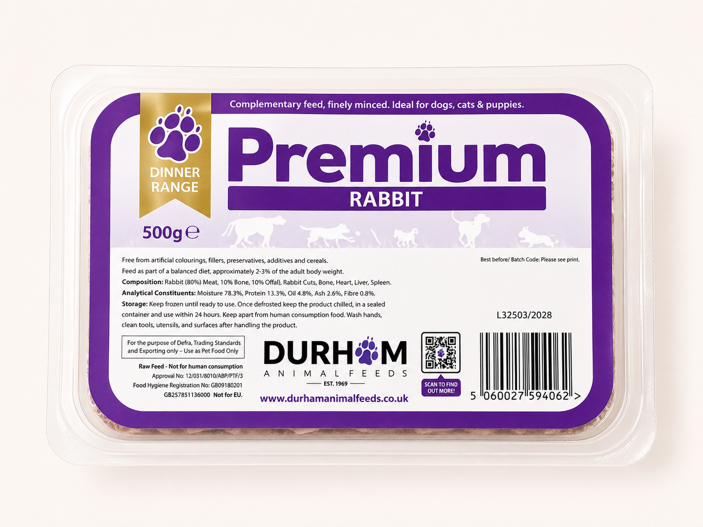 Durham - Premium Dinners 500G