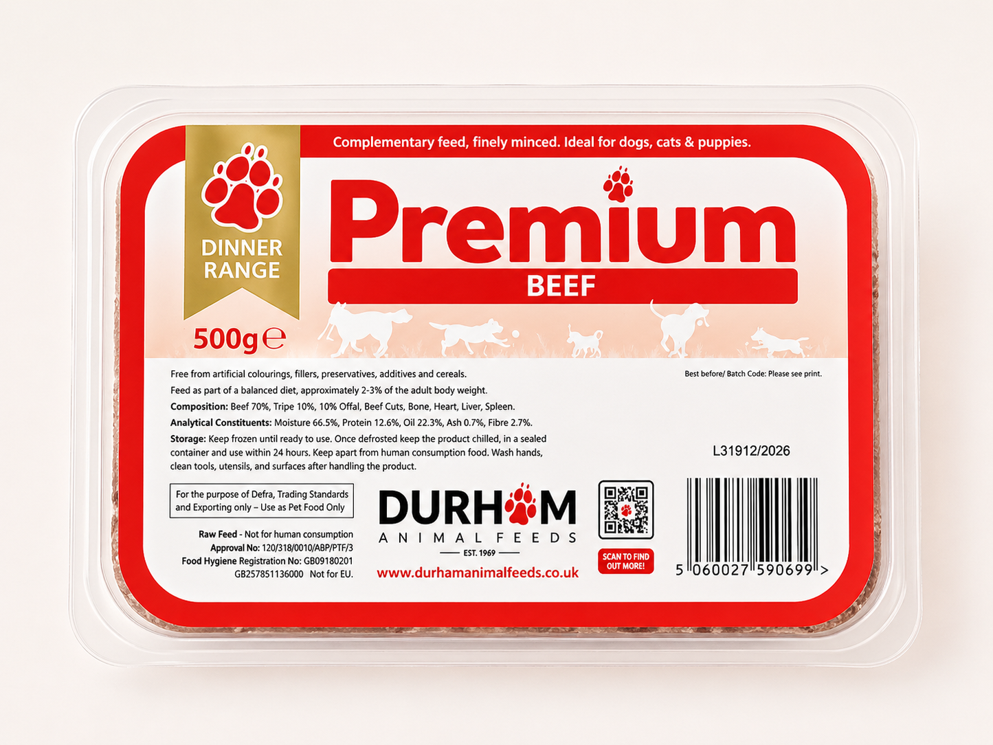 Durham - Premium Dinners 500G