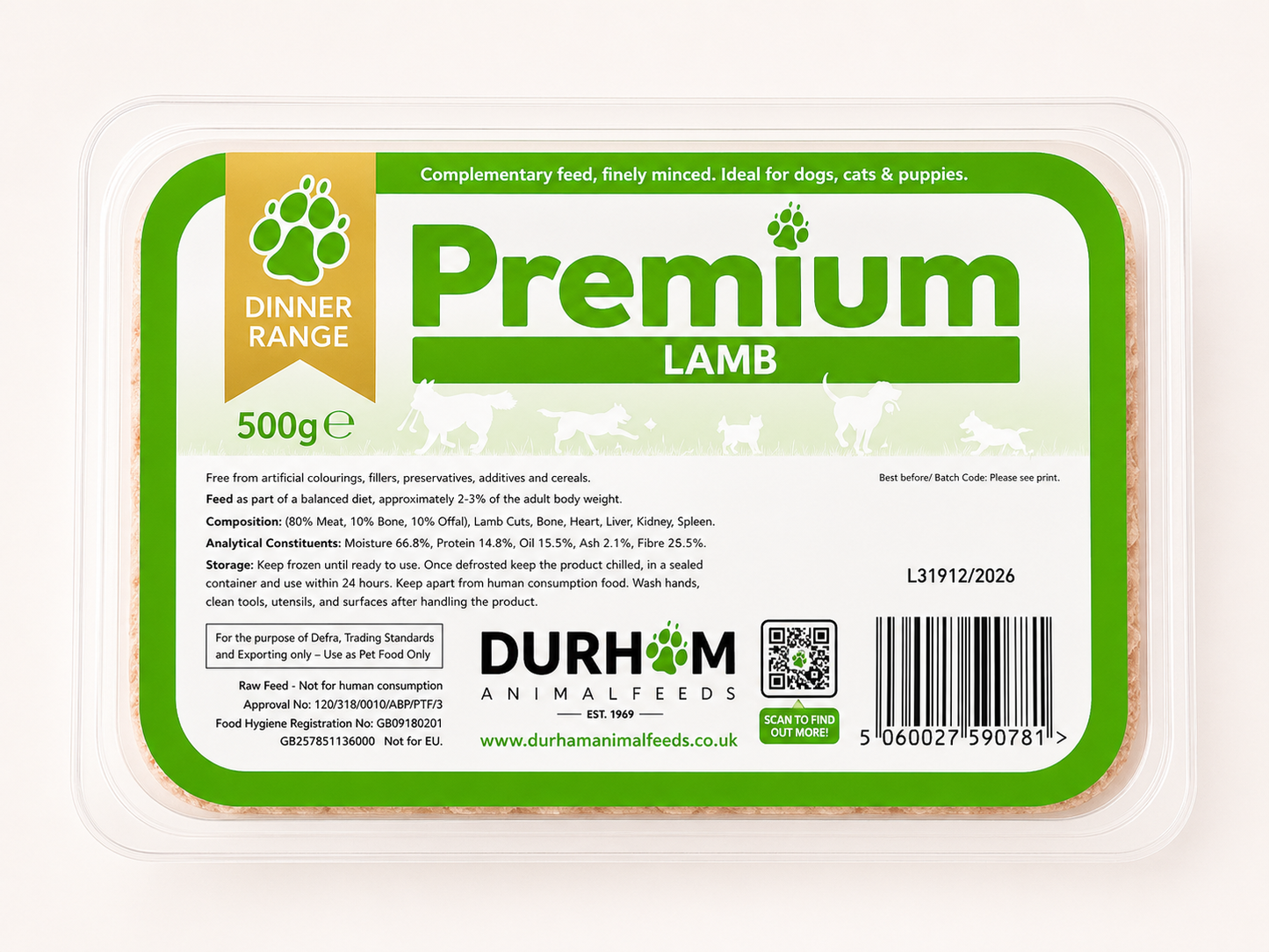 Durham - Premium Dinners 500G