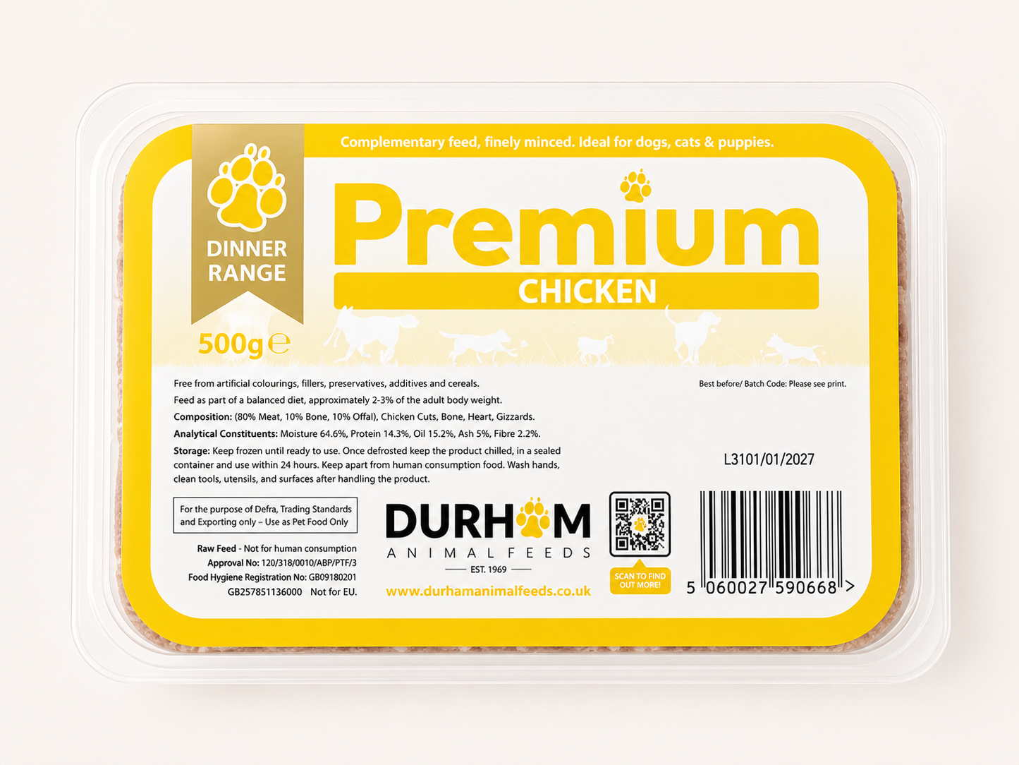 Durham - Premium Dinners 500G