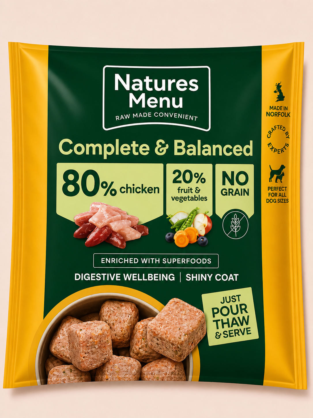 Natures Menu - 80/20 Nuggets 1kg
