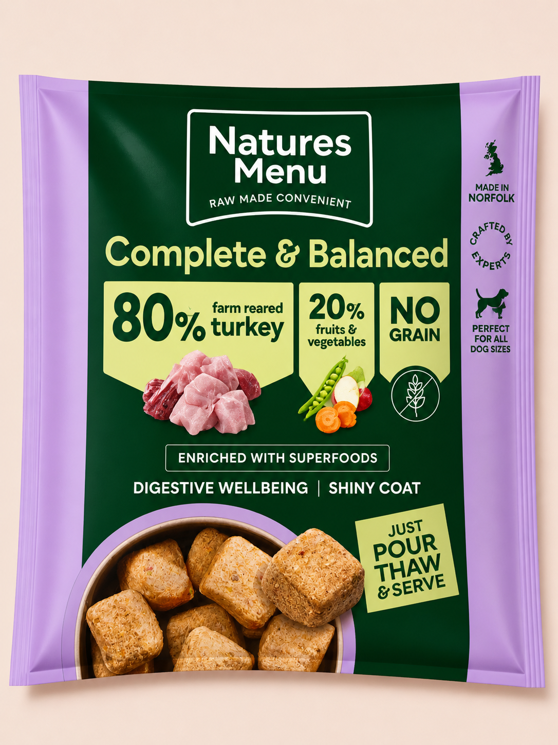 Natures Menu - 80/20 Nuggets 1kg