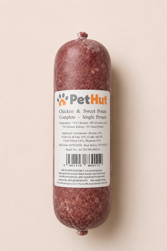 Pet Hut - Chicken & Sweet Potato Complete (454G)