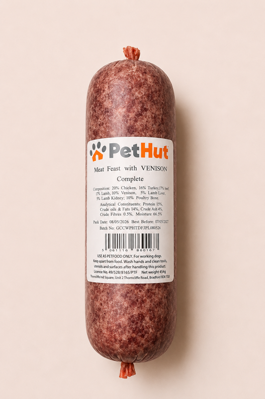 Pet Hut - Meat Feast With Venison Complete (454G)