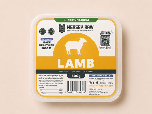 Mersey Raw - Lamb (500G